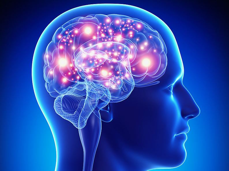 Digital illustration of brain neurons firing, representing ketogenic diet epilepsy seizure activity