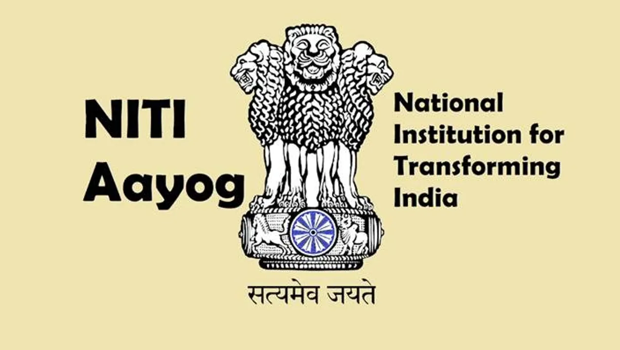 NITI Aayog official logo with Ashoka emblem representing India's premier public policy think tank.
