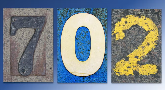 Number 702 displayed on textured surfaces, representing Section 702 of the Foreign Intelligence Surveillance Act (FISA), a key U.S. foreign surveillance authority.