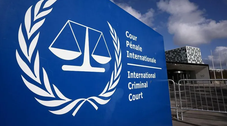 International Criminal Court building displaying the ICC logo amid the Trump ICC sanctions lawsuit, highlighting the free speech legal challenge in the United States.
