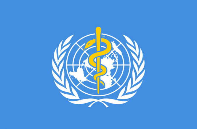 World Health Organization (WHO) logo symbolizing the Pandemic Agreement and global vaccine access initiatives.